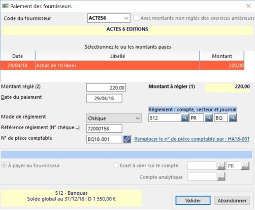 Gérer sa caisse et son compte 530 en comptabilité